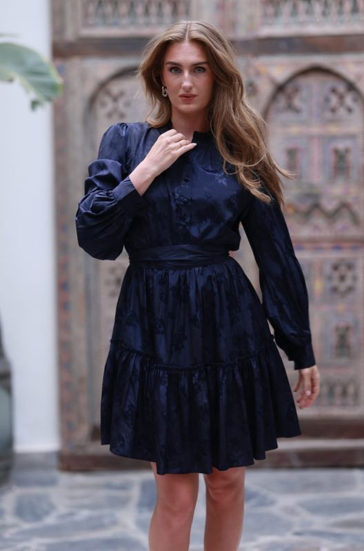 Doris Short Dress Midnight 