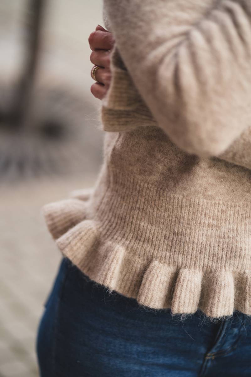 Valeria Alpaca Sweater Granola - Vakre Vene
