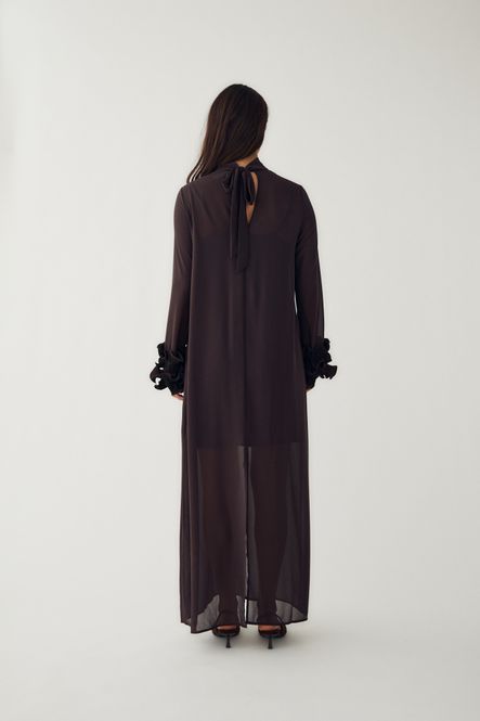 Hovedbilde Latania Long Dress Chocolate
