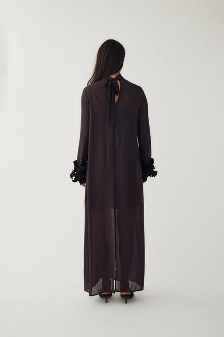 Hovedbilde Latania Long Dress Chocolate