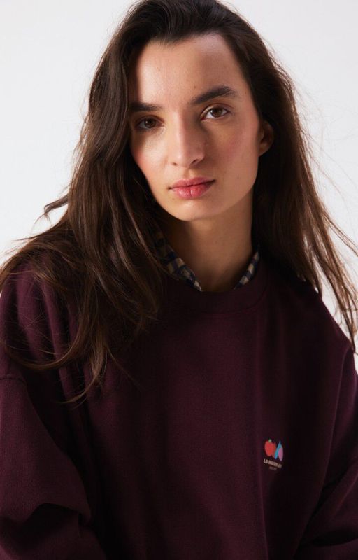 Atubay Sweatshirt Wine Lees
