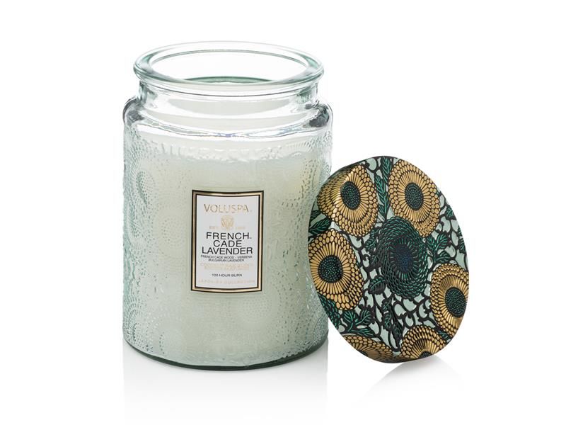 Large Jar Candle French Cade Lavender 