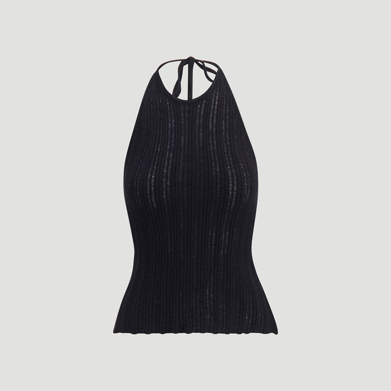 Fred Knit Top Black 