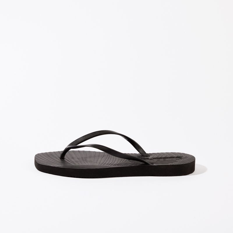 Tapered Flip Flops Black 