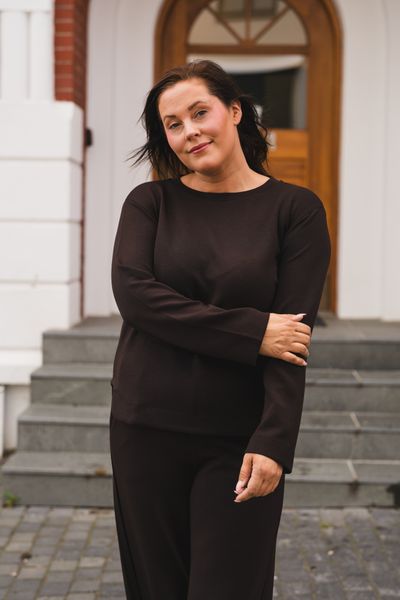 Hovedbilde Gincent Crewneck Chocolate Brown