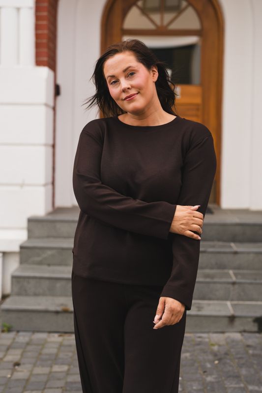 Gincent Crewneck Chocolate Brown