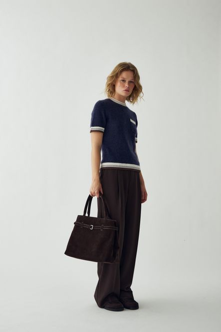 Hovedbilde Marthy Knit Navy Brown 