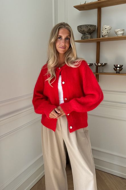 Hovedbilde Idaic Cardigan Red 
