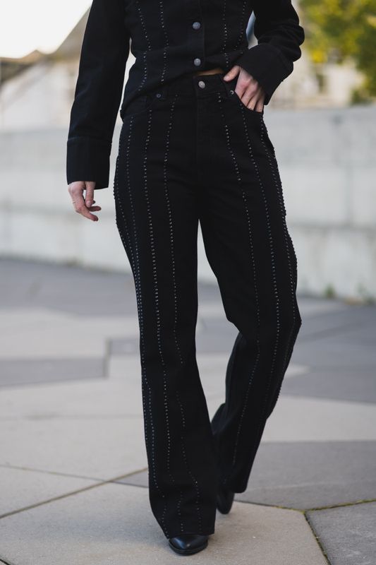 Luca Embellished Black 