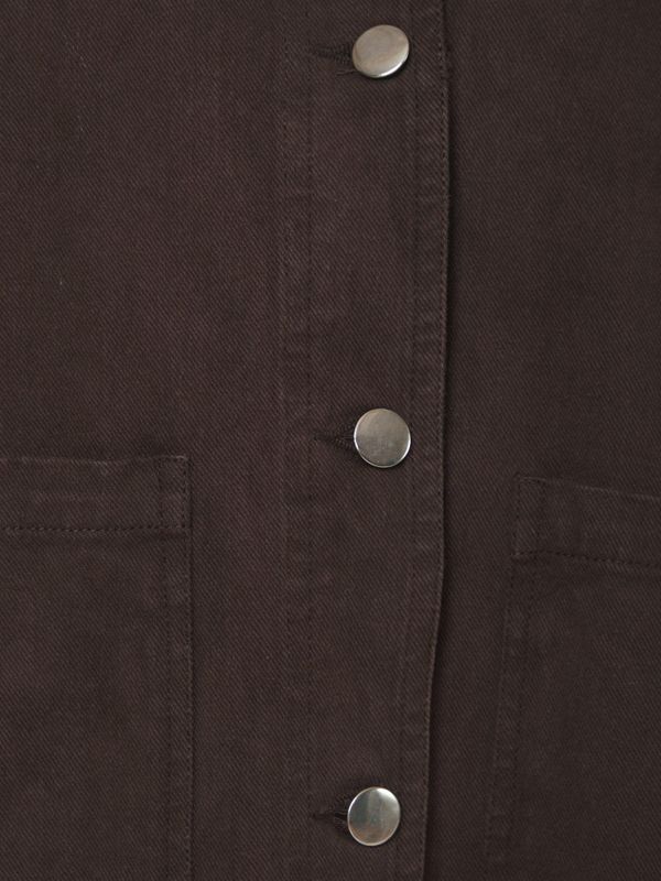 Tikken Solid Jacket Dark Brown 
