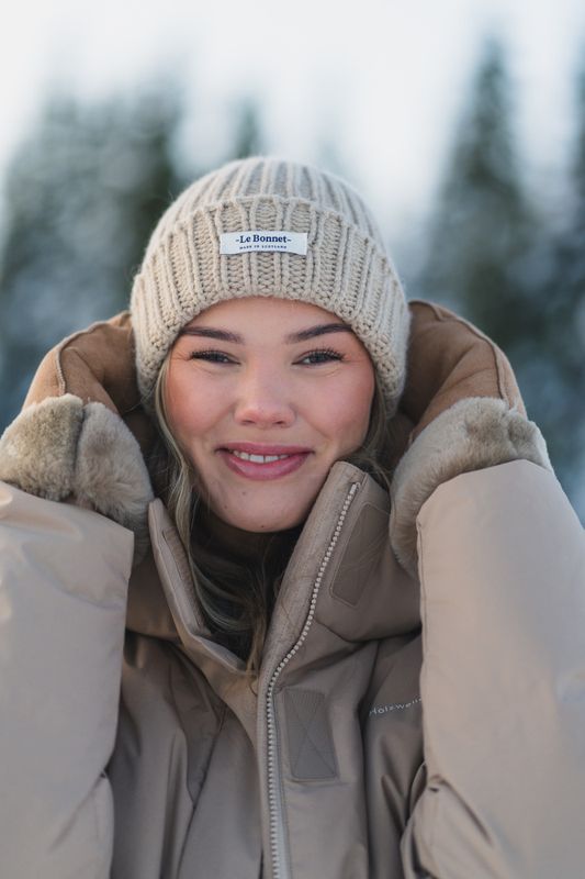 Beanie Logo Sand 