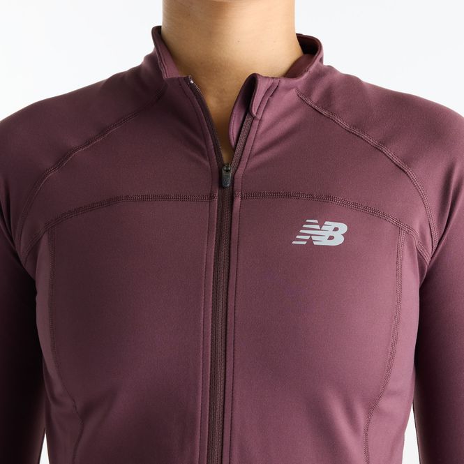 Hovedbilde NB Harmony Fitted Full Zip Cherry Leather 