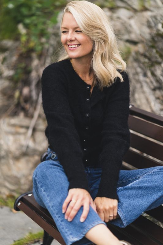 Soft Petit Cardigan Black 