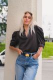 Hovedbilde Roella Heavy Sateen Blouse Dark Brown 