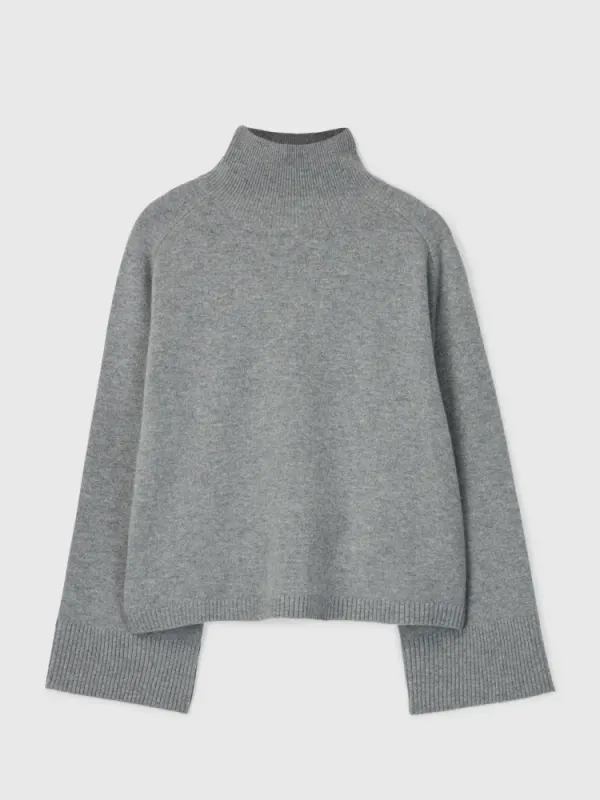 Cape Cod Turtleneck Gray Melange 