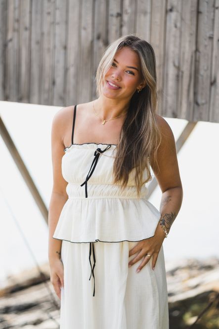 Hovedbilde Emberly Crepe Top Creme 