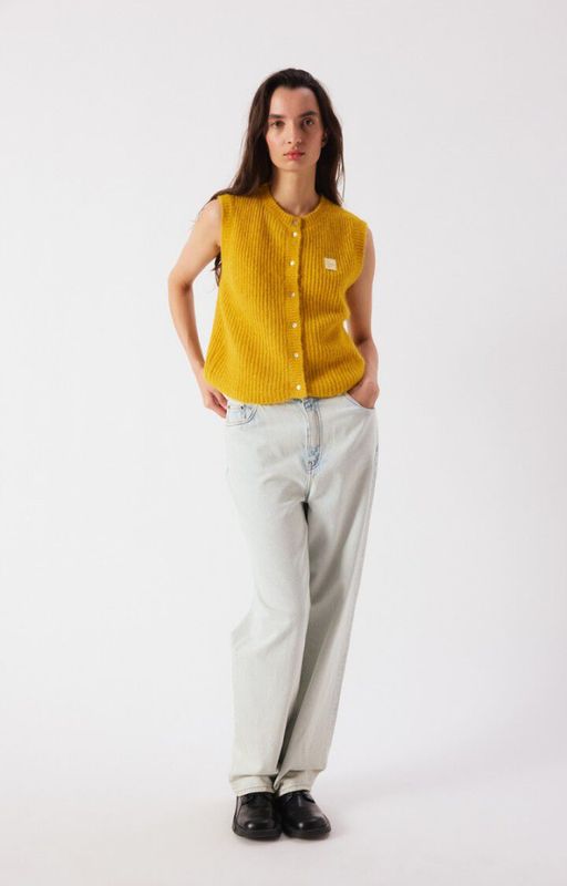 East Vest Mustard Melange 