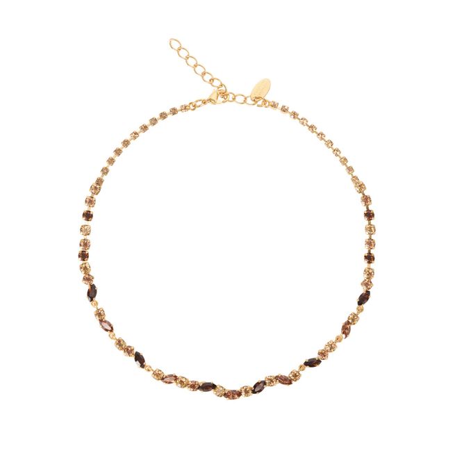 Hovedbilde Alelia Necklace Gold Topaz Combo 