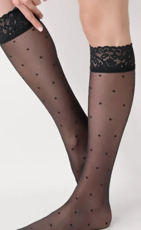 Knee Highs Sweetie Black 
