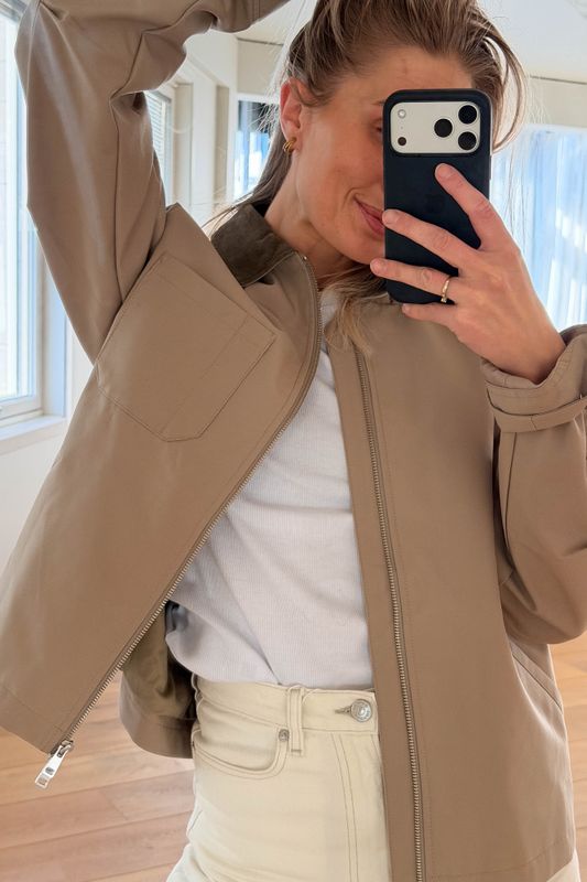 Sarobinson Jacket 14265 Greige 