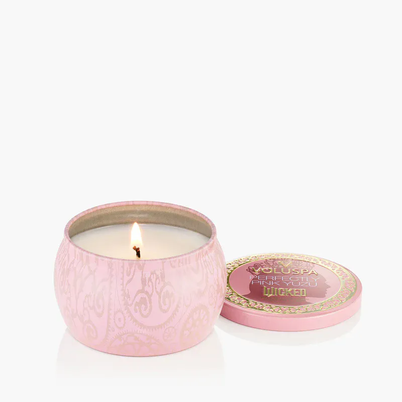 Mini Tin Candle Perfectly Pink Yuzu   