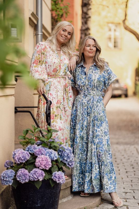 Bohemian Belt Dress Flower Field 