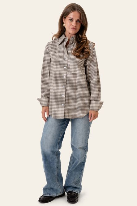 Hovedbilde Isabellaic Shirt Brown Checks