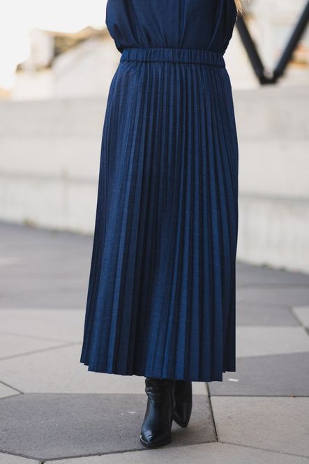 Hovedbilde Cherrie Skirt Dark Denim 