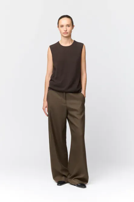 Hovedbilde Classic Cashmere Tank Chocolate