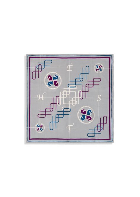 Hovedbilde Annie Silk Scarf Small Grey 