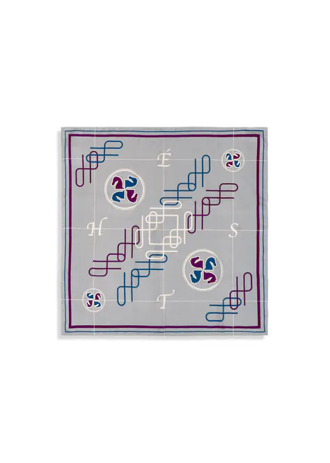 Hovedbilde Annie Silk Scarf Small Grey 