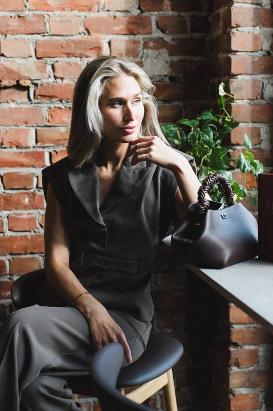 Beverly Waistcoat Taupe Brown 