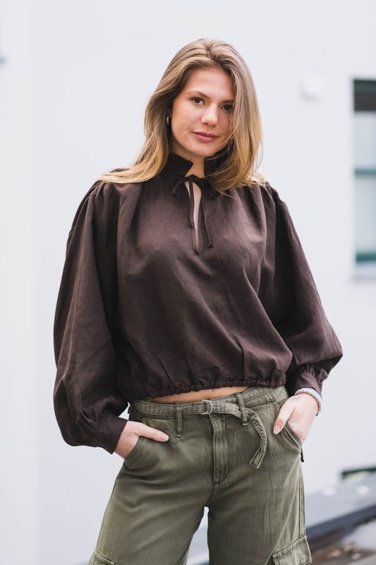 Brooke Blouse Cocoa Brown 