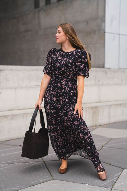 Hovedbilde Kikka Mini Flower Dress Black 