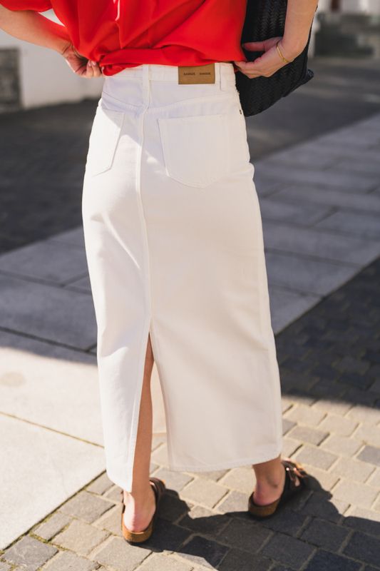 Saelsie Long Skirt 15620 White Rock   