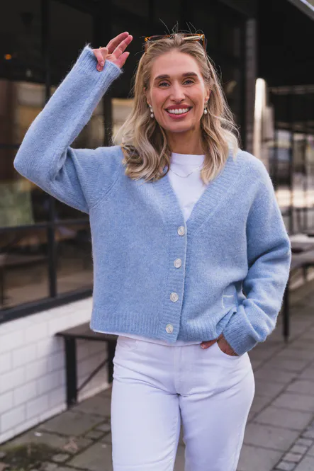 Hovedbilde Pernille Short Cardigan Skyway 