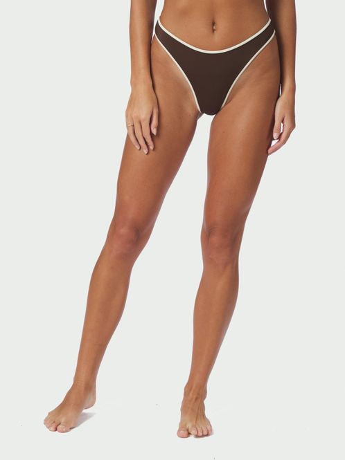 Hovedbilde Jovita Solid Contrast Bikini Brief Dark ...