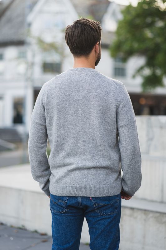 Sapatrik Sweater 132 Grey Melange 