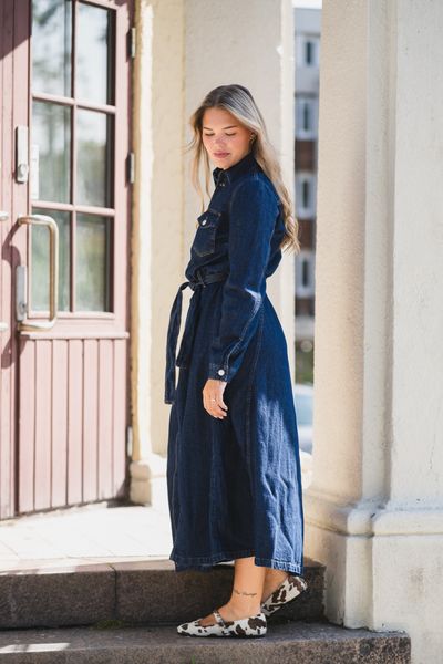Hovedbilde Elisa Belted Midi Dress Rinse