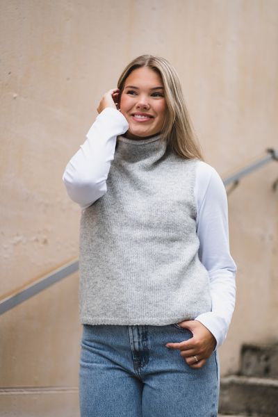 Hovedbilde Odelia Knit Top Light Grey 