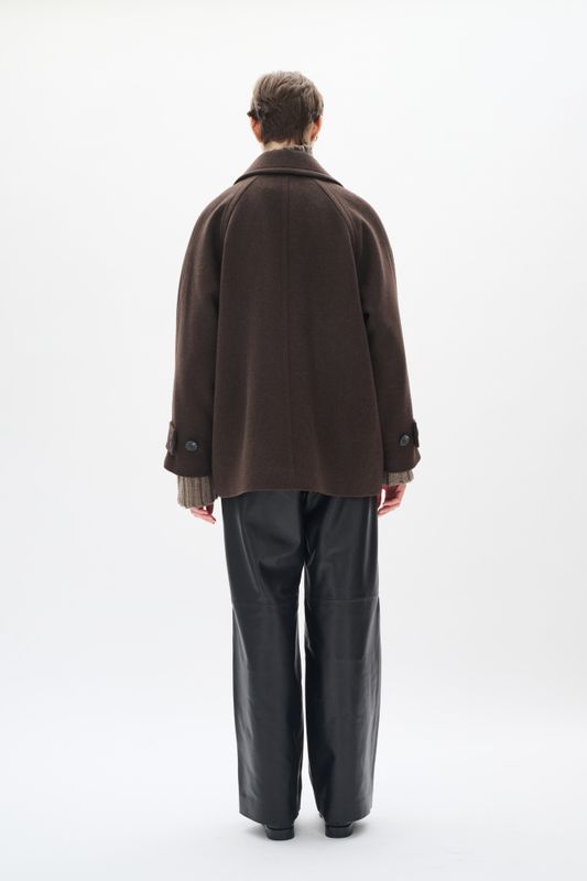 Thora Minona Coat R Chocolate Brown 