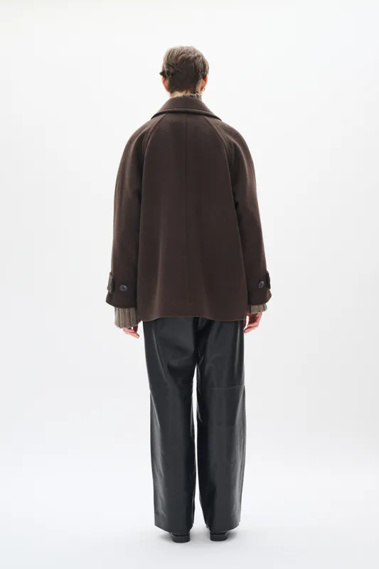 Thora Minona Coat R Chocolate Brown 