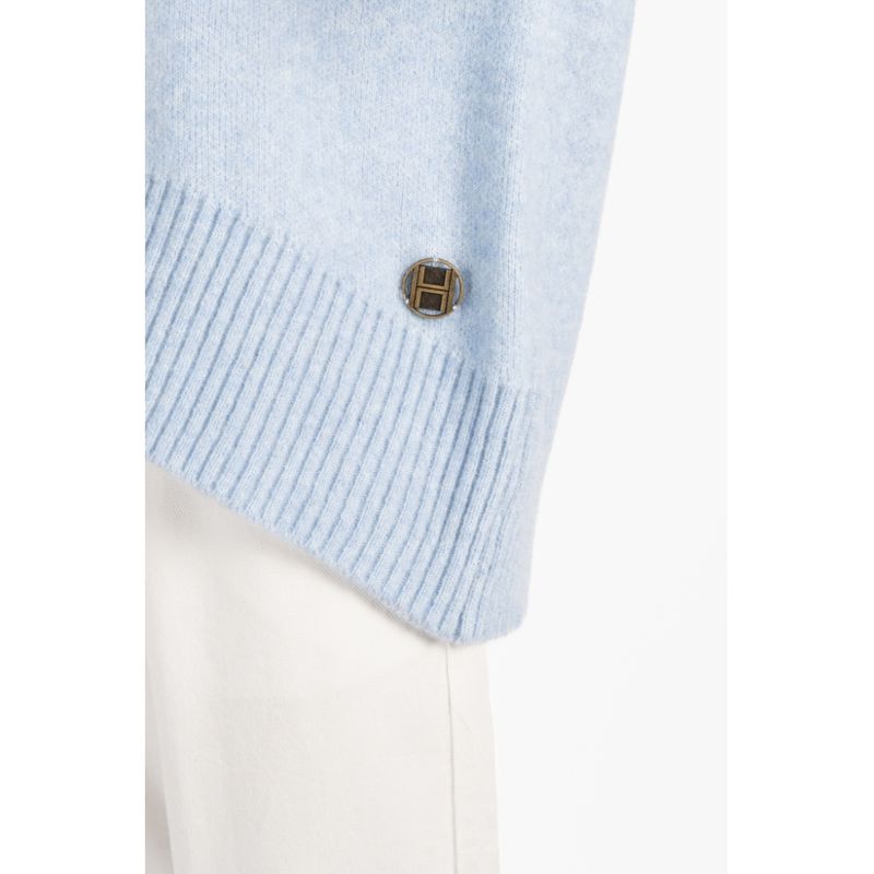Fam Patch Short Sweater Skyway 