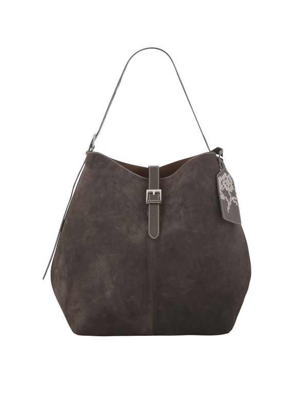 Suede Leah Bag Chocolate Torte