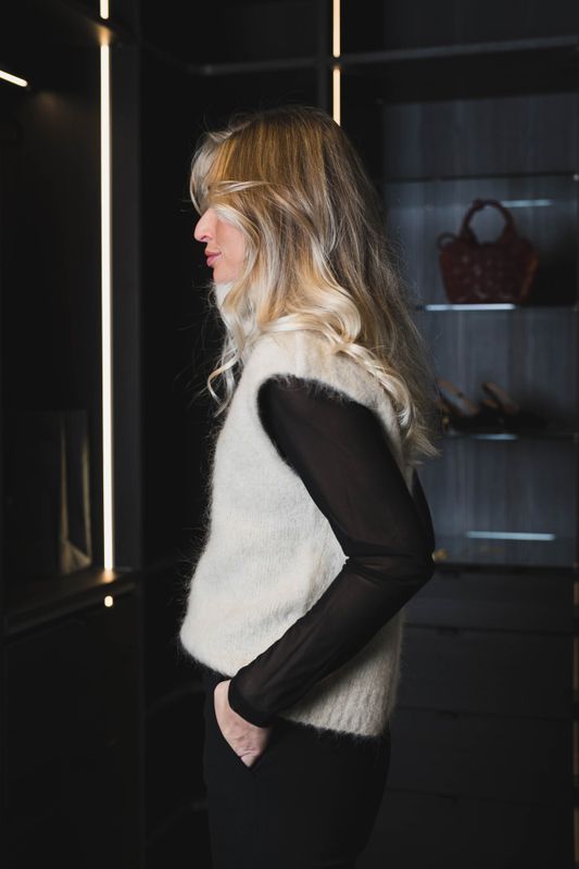 Thira Salmia R Vest Oatmeal 