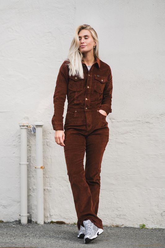 Western Jumpsuit Luxe Brown 