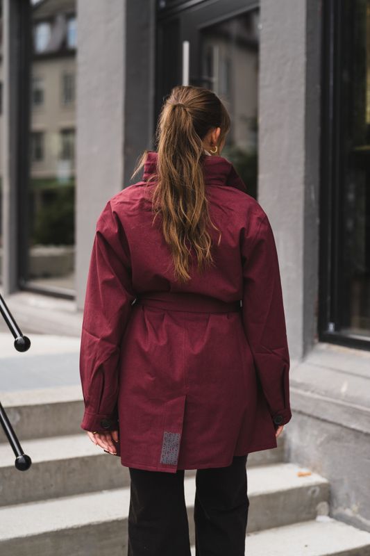 Rossby Coat Wine Red 