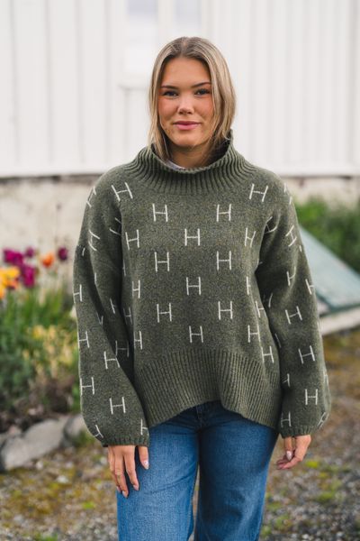 Hovedbilde Fam Knit Short Winter Moss 