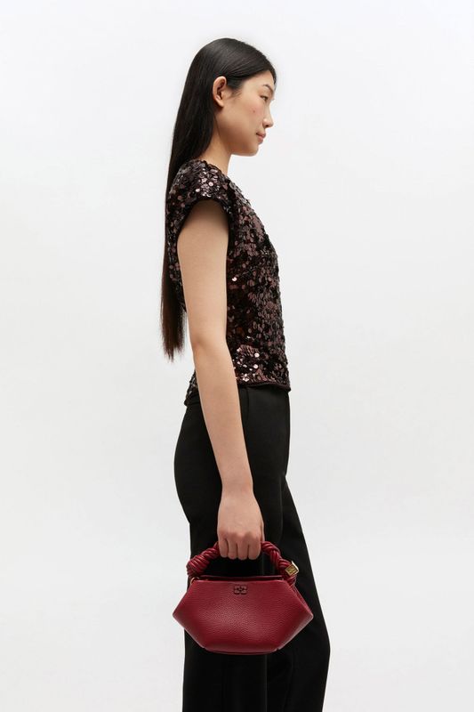 Bou Mini Grained Bag Red Dahlia 