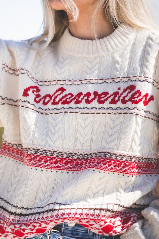 W. Holzweiler Logo Crew Red Mix 